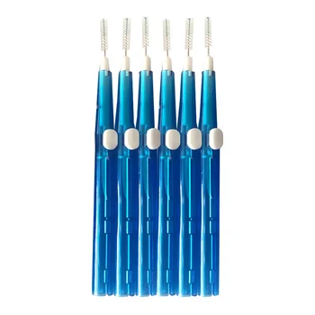 

New Adults Interdental Brush Clean Between Teeth Floss Toothpick Oral Care Tool 2 In1 Interdental Brush Cleaning Dental Floss