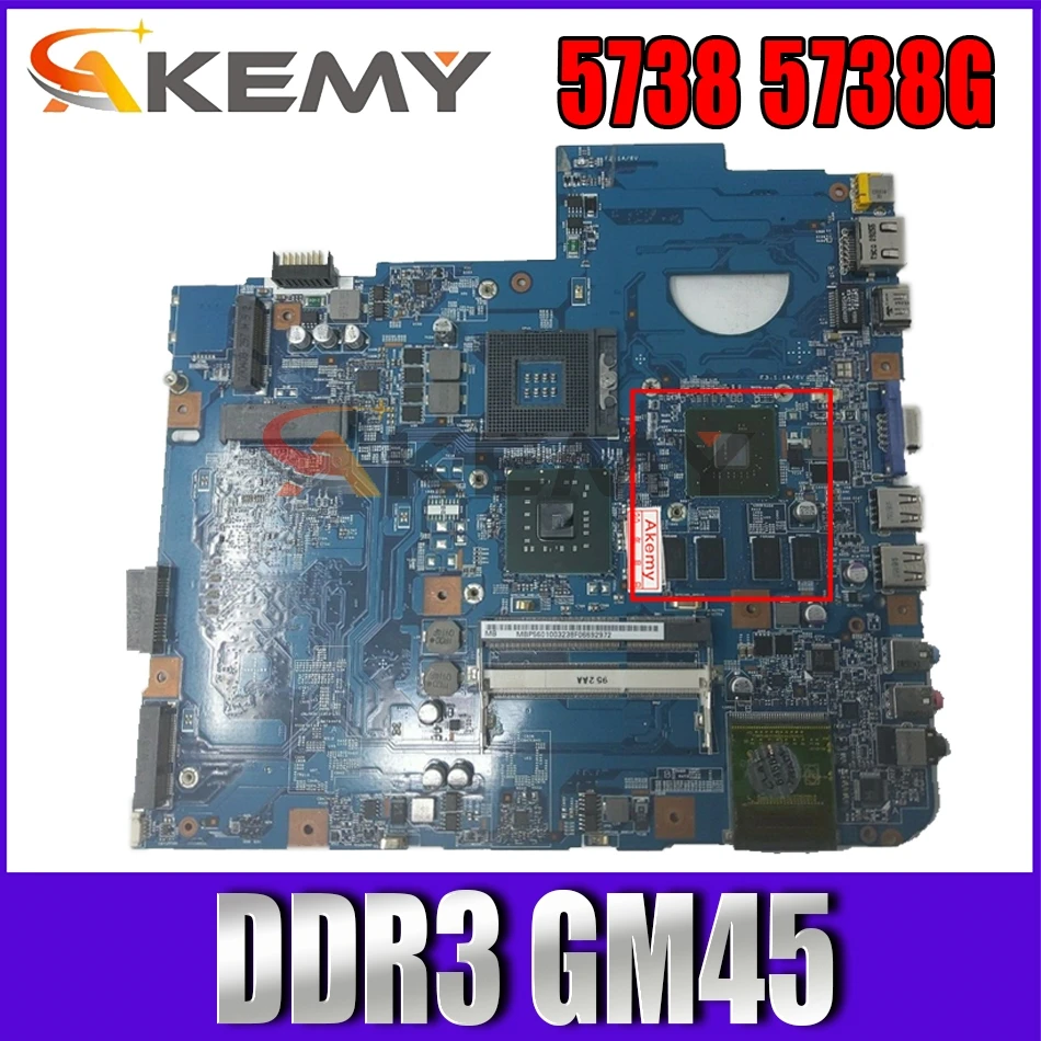 Материнская плата для ноутбука ACER Aspire 5738 5738G DDR3 материнская 08245-1 JV50 мВ MB 48.4CC01.011