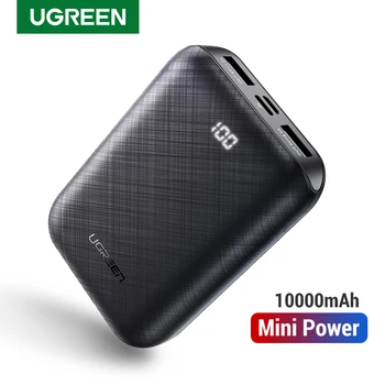 

Ugreen Power Bank 10000mAh Portable Charger External Mobile Battery Fast Phone Charger for Xiaomi Samsung S10 Mini Powerbank