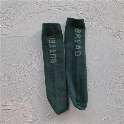 EnkeliBB, очень стильные От 0 до 6 лет хлопковые модные носки без пятки для мальчиков и девочек длинные корейские клетчатые носки с леопардовым принтом и буквами для малышей, свободный размер - Цвет: Green