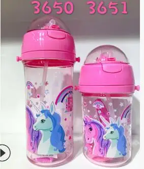 Горячая печатных hello kitty моя бутылка веревка мультфильм Спортивная для питья вода бутылка для детей подарок кормления - Цвет: Темно-серый
