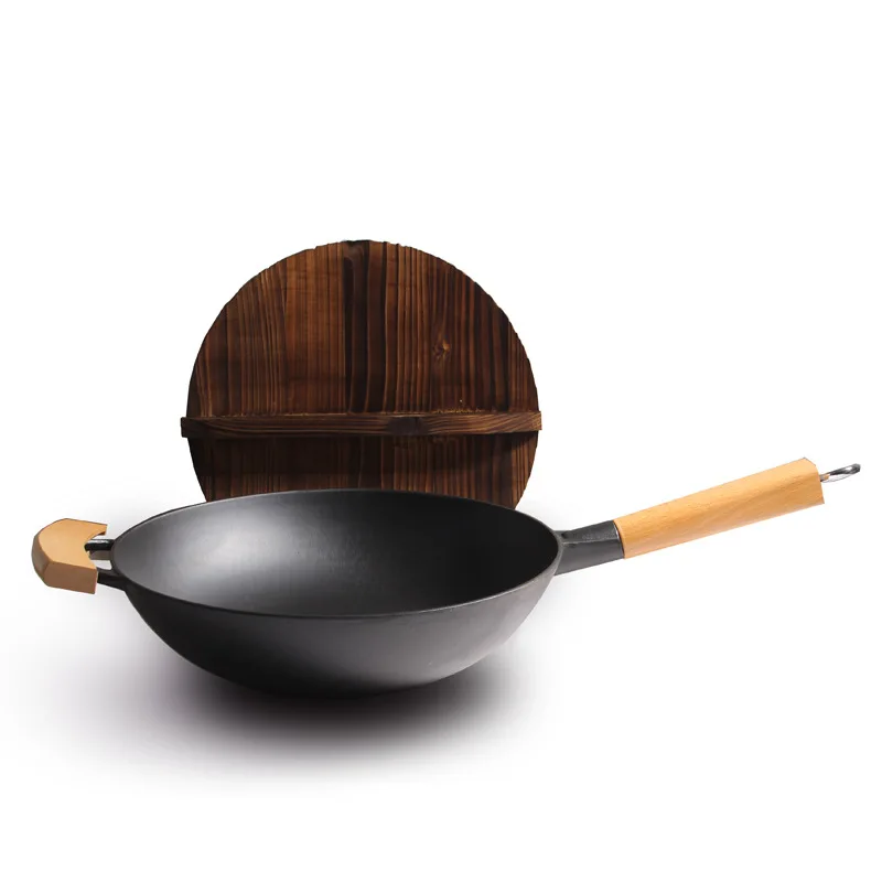 Household induction cooker gas stove non stick round bottom non rusting