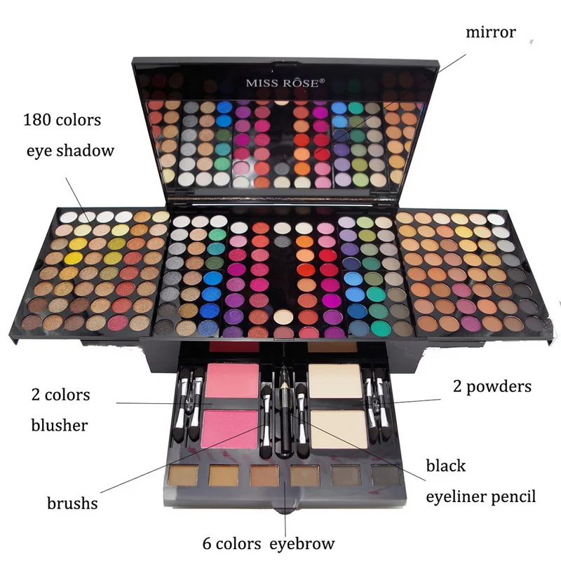 

Professional Makeup Set Eyeshadow Palette Blush Powder Makeup Kit NL