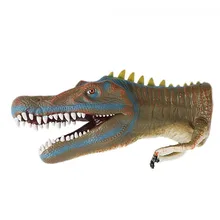 Игрушки для детей реалистичные Baryonyx динозавров руки кукол ролевые игры, игрушки Soft Touch динозавров реалистичные ручной перчатки мягкая игрушка