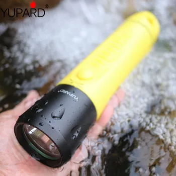 

New Genuine yupard IP68 Charging Professional Diving Long Shots LED2000 Lumens CREE XML L2 LED Flashlight