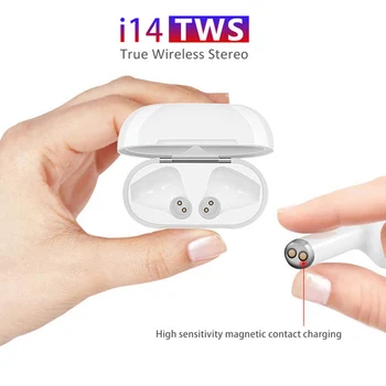 

2020 new Original i14 TWS Wireless Earphones Bluetooth Headset Invisible Earbuds for Smart Phone PK i11 i12 i13 i7s i14 i10