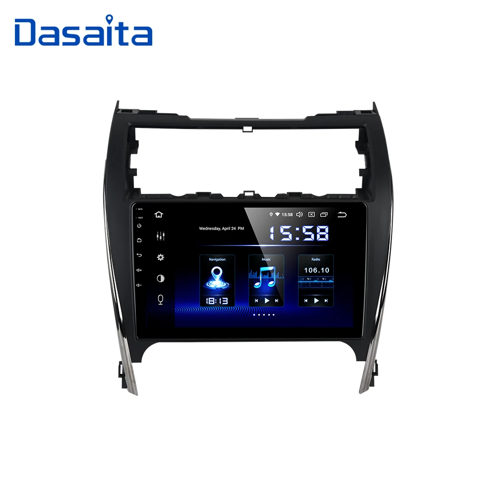 Dasaita 10 2 &quotIPS сенсорный экран Android 1 Din автомобильное радио для Toyota Camry 2012 2013 2014 США и