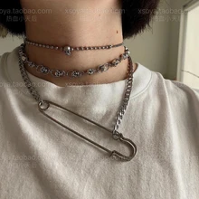 Пользовательские Темно летучая мышь для девочек стиль эксклюзивныq руководство сделано супер классные штифт личность ожерелье