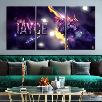 

LOL Jayce League of Legends Game Poster Artwork Canvas Paintings Wall Art for Home Decor,Unframed