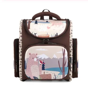 

School Bag for Girls Boys Children Orthopedic Backpack Kids Cartoon Unicorn Waterproof School Backpacks Primary 1-3-6 Grade