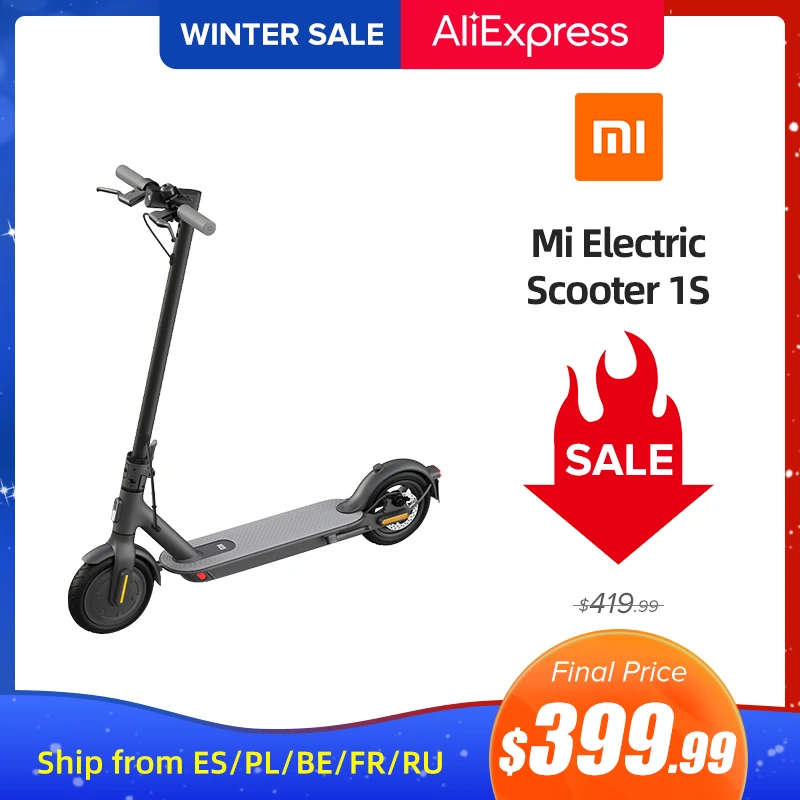 US $399.99 Mi Electric Scooter 1S Original Mijia Foldable Mi Lightweight Skateboard Max Speed Distance 7650mAh275Wh