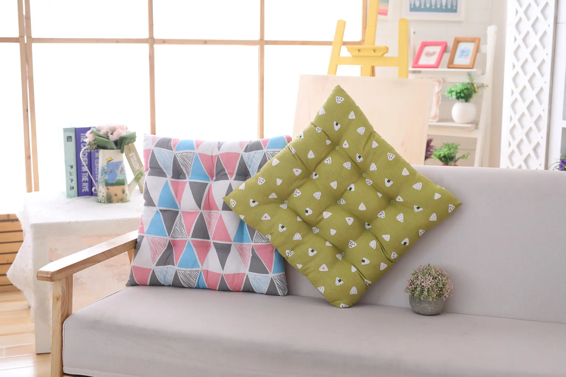 Домашняя льняная Подушка Студенческая классная подушка для сиденья офисная обивка диванная подушка с фабрики