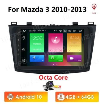 

4G+64G Car Multimedia Player For Mazda 3 2010 2011 2012 2013 Android10 GPS Navigation Auto radio Tape Recorder Video with canbus