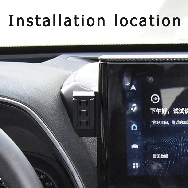 Adjustable Car Phone Mount Holder For Toyota Highlander Kluger XU70 Car Interior Accessories