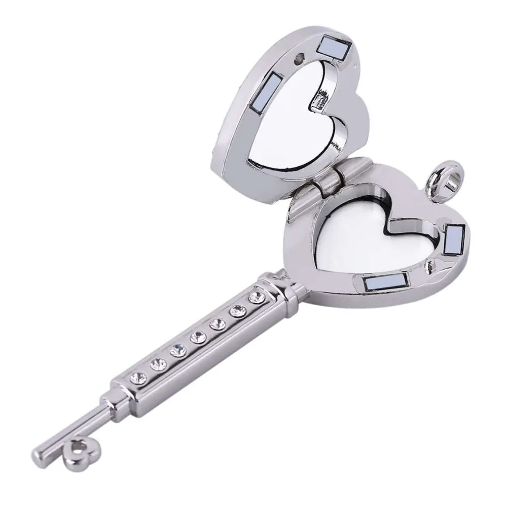 

Fashion Love Key Shape Floating Glass Memory Locket Charms with Rhinestone for DIY Necklaces Pendent Jewerly Best Gift