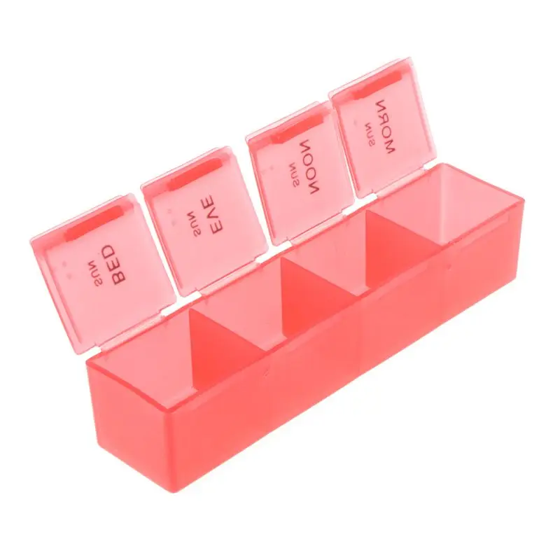 Weekly 28 Day Tablet Pill Box Holder Medicine Storage Case Organizer Container