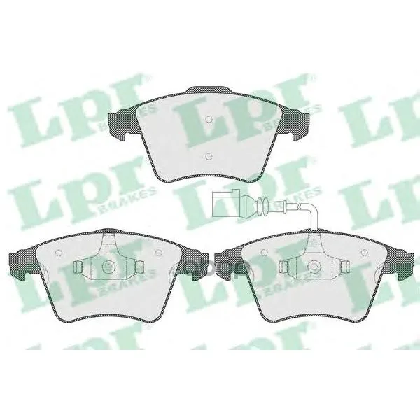 Колодки Тормозные Volkswagen T5/Multivan 03 R16 Передние Lpr 05p1536 Lpr арт. 05P1536