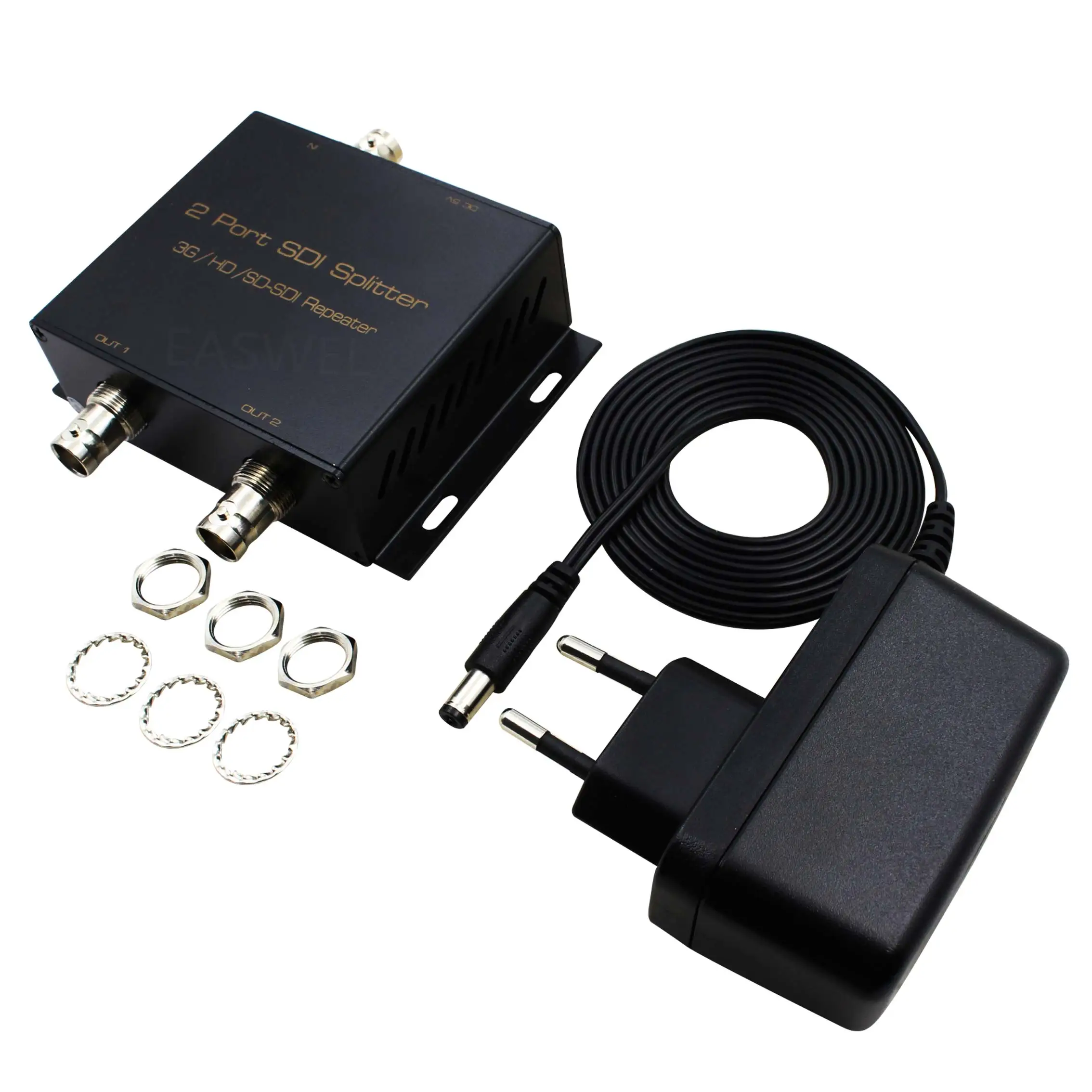 20 шт HD/3g/SD-SDI 1x2 порта ретранслятор расширитель распределительный усилитель разветвитель сигнала