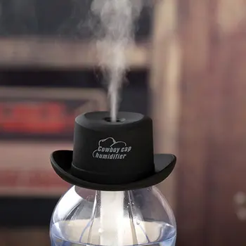 

Portable Size USB Cowboy Hat shaped Humidifier New design Air Humidifier Aromatherapy Mist Maker Beauty Instrument