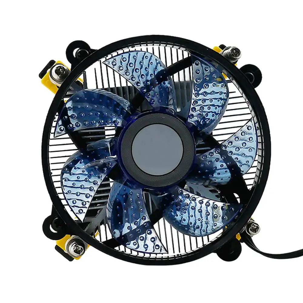  LED 2 Heat Pipe Quiet CPU Cooler Heatsink Dual Fan For LGA 1155 775 1156 For AMD AM3 for AM4 Ryzen 