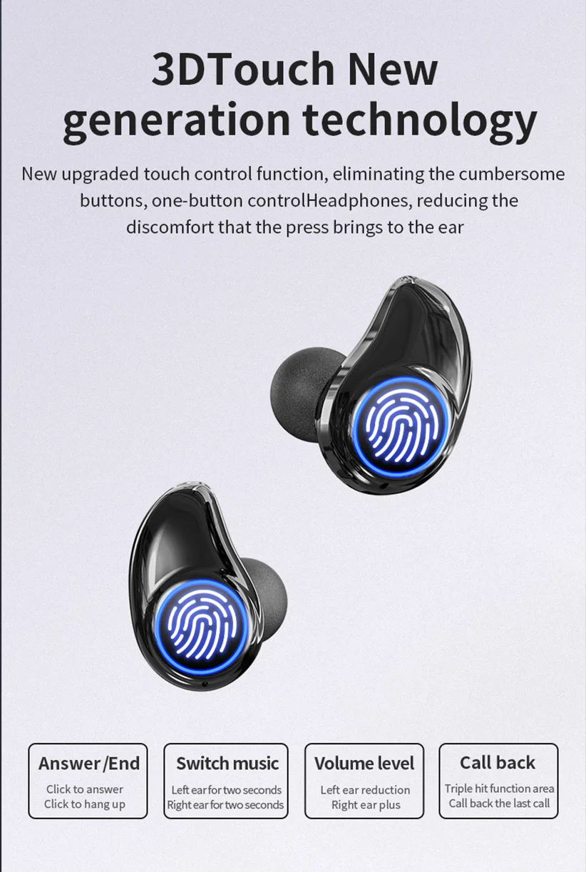 A1 Беспроводные Bluetooth 5,0 наушники бинауральные наушники с поддержкой звонков с зарядной коробкой стерео гарнитура для HUAWEI iPhone XIAOMI PK A6S