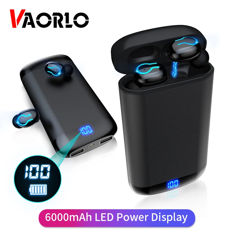 VAORLO Q66 TWS Wirless 5 0 Bluetooth наушники стерео спортивные водонепроницаемые с