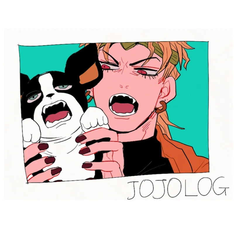 Anime JOJO BIZARRE ADVENTURE Dog IGGY Plush Toy Stuffed Doll Cute Mascot Cosplay Prop Collection Dolls PP Stuffed Toy