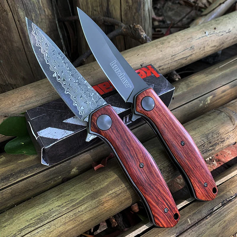 

EDC knife kershaw 4020 built-in bearing Outdoor Folding knife 8CR13MOV +G10 Blade Carry around knife Multifunction Pocket knife
