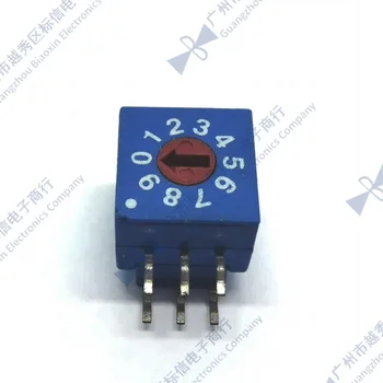 

0-9 rotary coding switch 10-bit PCB 4C1 2C8 reverse code 3:3 vertical
