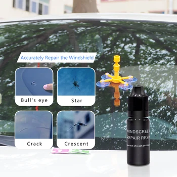 

2020 Car Cracked Glass Repair Resin Kit Windshield Kits DIY Cars Window Tools Glass Scratch Crack Restore Kit TSLM2 Wholesale