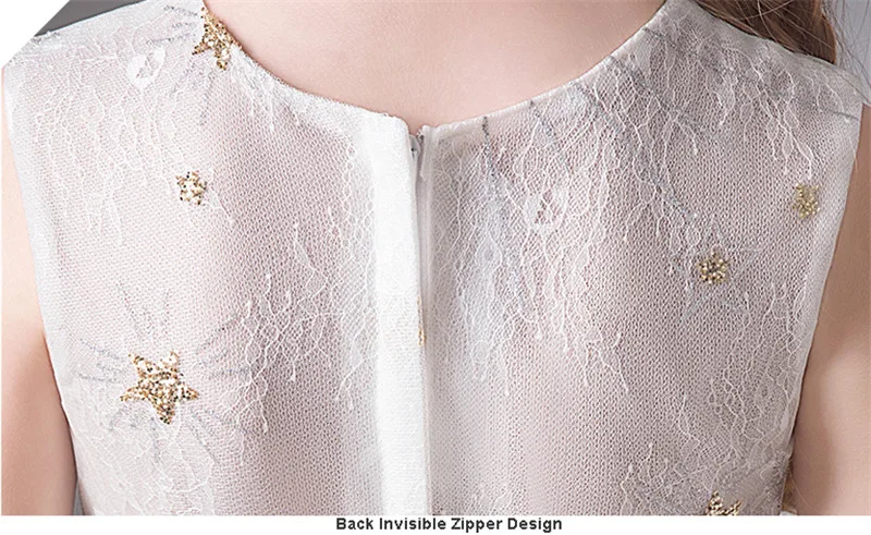 Новинка года; стильное детское белое пышное платье принцессы для девочек; платье для свадьбы, дня рождения, вечеринки; платье для выпускного вечера для детей 3-15 лет