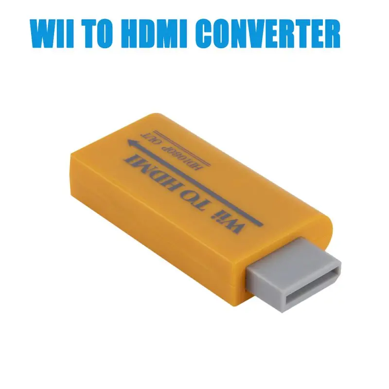  Wii Al Convertitore di HDMI AV Adattatore del Connettore Full HD 720P 1080P Wii A HDMI Audio da 3.5