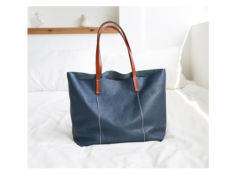 Женская сумка, роскошная сумка из натуральной кожи, Женская Повседневная сумка, женская сумка из воловьей кожи, растительного дубления, сумки через плечо для покупок