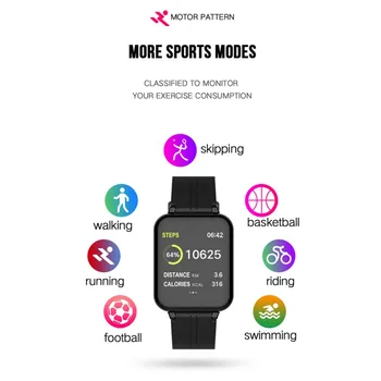 

Multi-function Color Screen Smart waterproof Wristband Large-screen Watch Health Monitoring Sports Smart Wristband