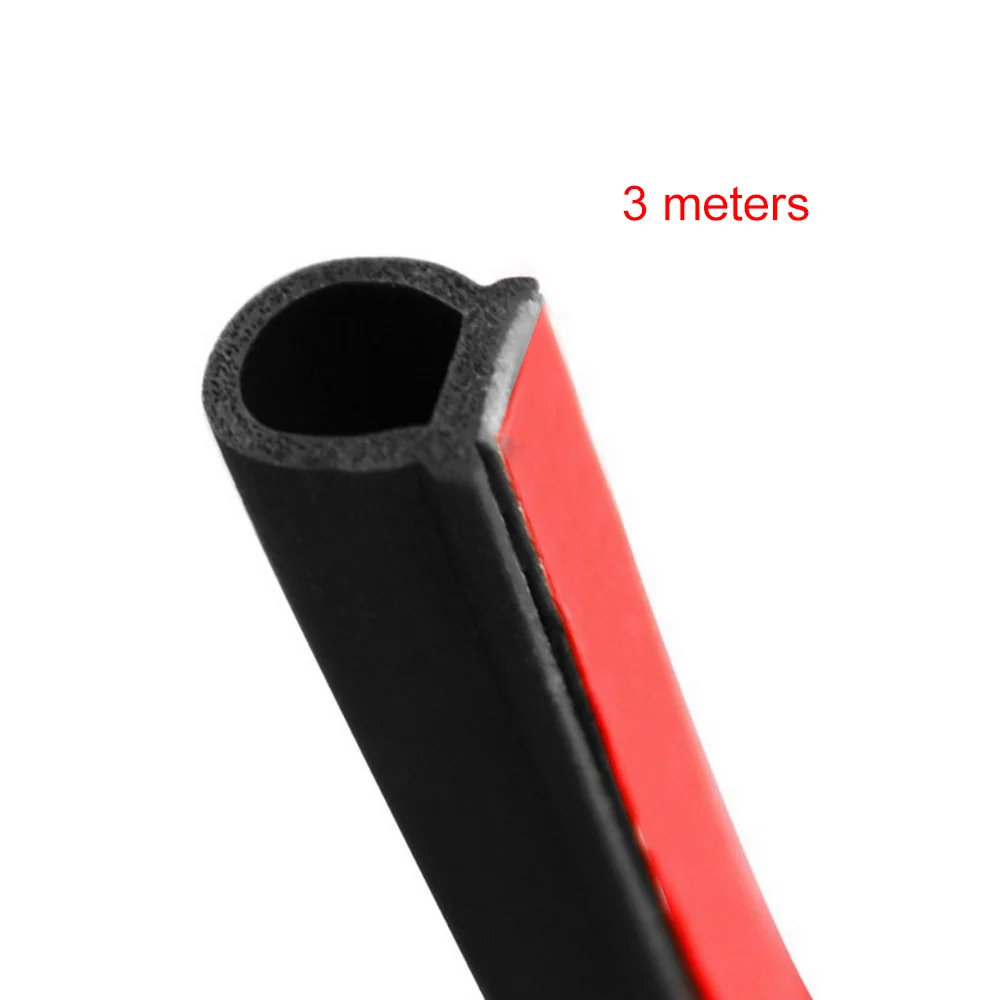 

Z L B P Big-D small-D Shape Car Sealing Strip 3M Rubber Sealing Strip Noise Insulation EdgeTrim Car Accessories Decoration Strip