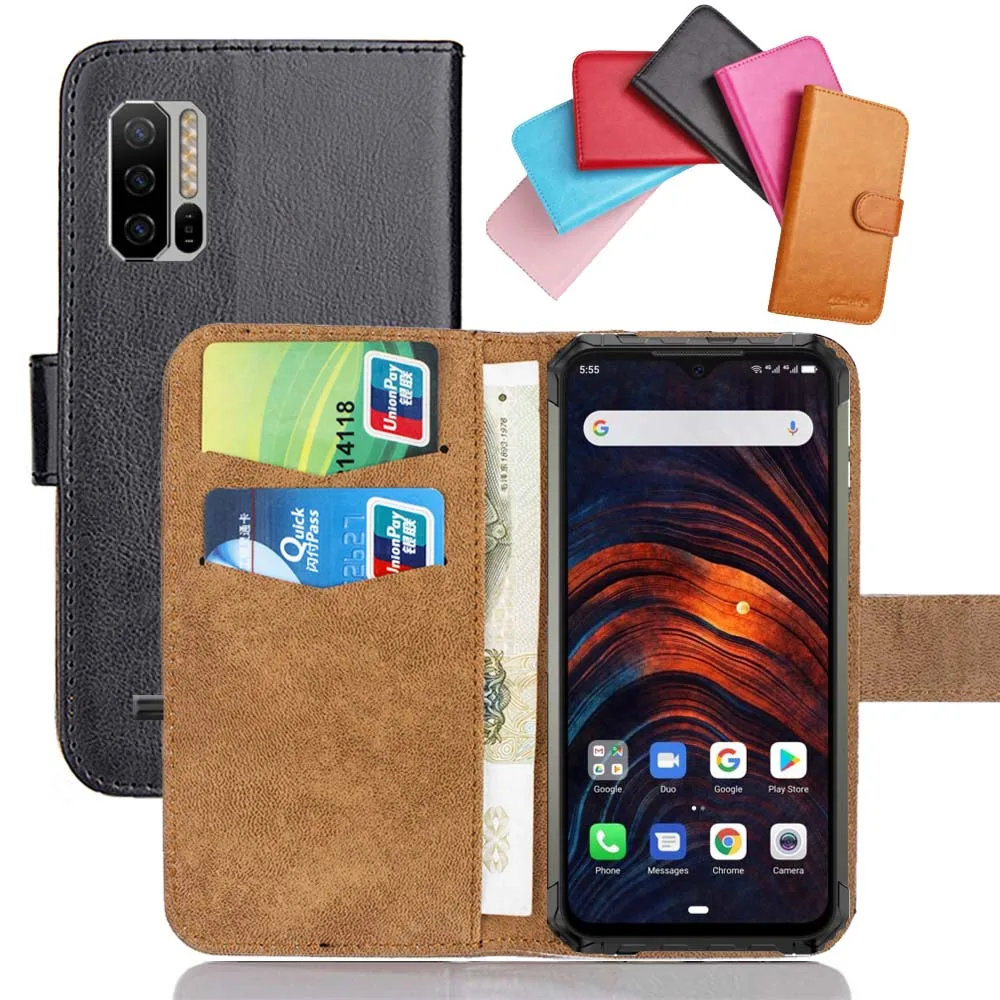 

Ulefone Armor 7 Case 6.3" 6 Colors Flip Soft Leather Crazy Horse Phone Cover Stand Function Cases Credit Card Wallet