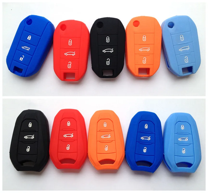 

Car Smart Remote Filp Key Case Cover For Peugeot 208 3008 RCZ 508 408 307 4008 5008 DS3 DS5 DS6 For Citroen C4 C5 X7 Berlingo