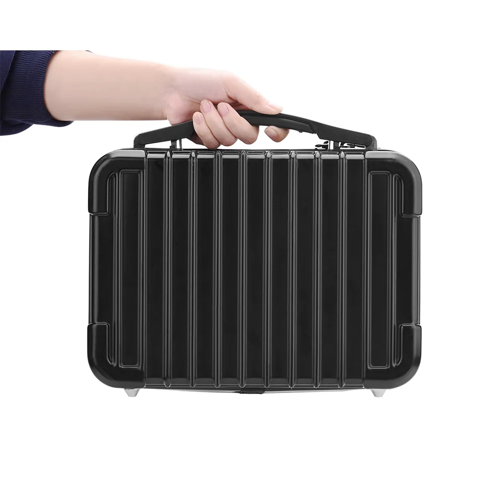 Чехол для переноски для DJI Mavic Mini Drone Сумочка для хранения противоударный портативный жесткий футляр водонепроницаемый сумка на плечо аксессуар - Цвет: Hand box black