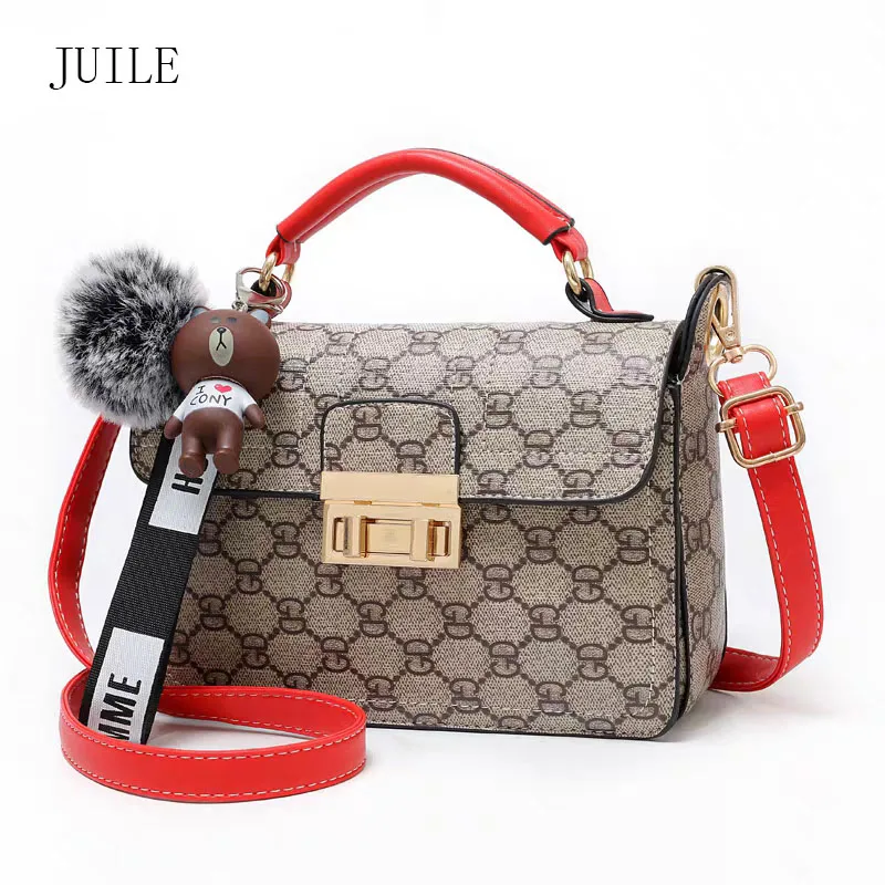 

JUILE Luxury Famous Handbag Female Bag Designer Brand Womens Bag diagonal bag Ladies Shoulder Bag Casual Printing Large Capacity