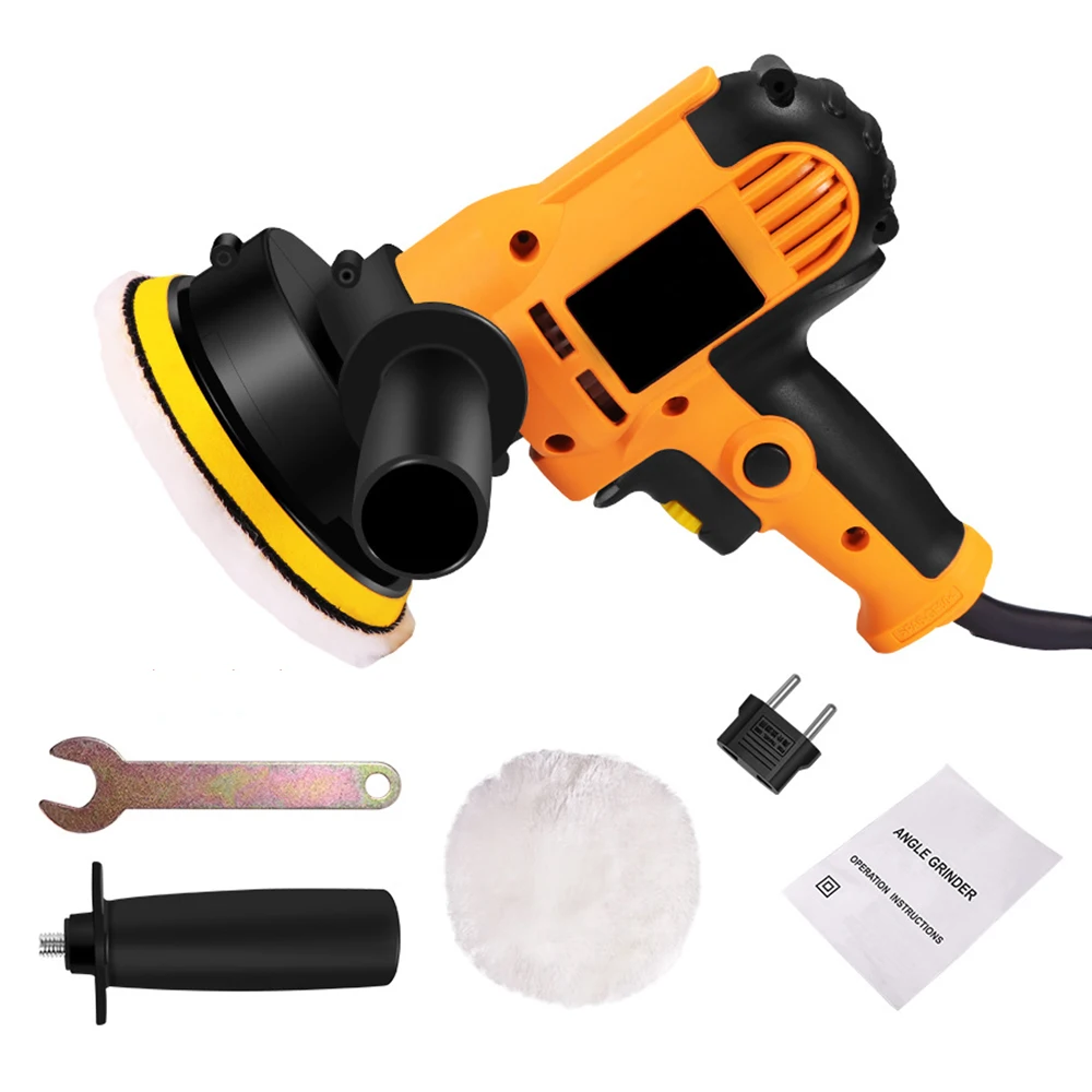 

High Quality Electric Car Polisher Auto Beauty Polishing Machine Sanding Waxing 600W With Long Cable