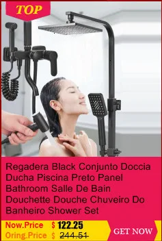 Дуще handdouche Choveiro Панель Doucheset Preto Conjunto De Duschset Piscina Ducha сделать Banheiro Chuveiro Eletrico набор для душа
