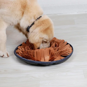 

1pcs Training Dog Sniffing Olfactory Mat Activity Blanket Feeding Mat Dog Food Slow Feeding Release Stress Pet Blanket Toy