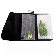 Рыболовные мягкие приманки сумки Холст Водонепроницаемый блесток сумка для приманки мешок Снасти Мешок 27RD