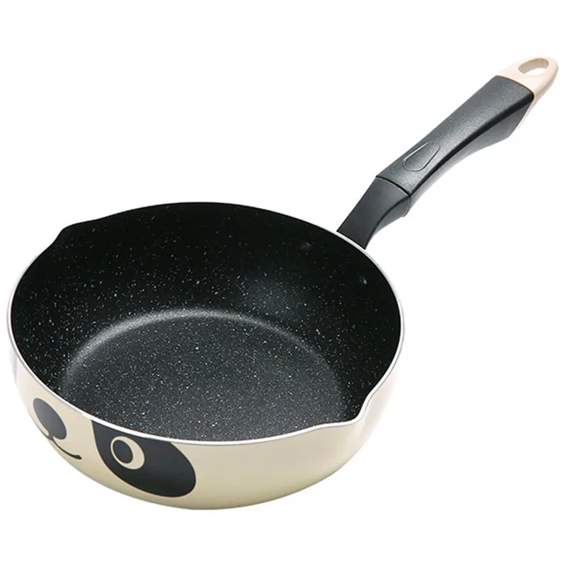 20CM Panda Pot Japanese Style Induction Cooker Universal Frying Pan Non-Stick Aluminum Stone | Дом и сад