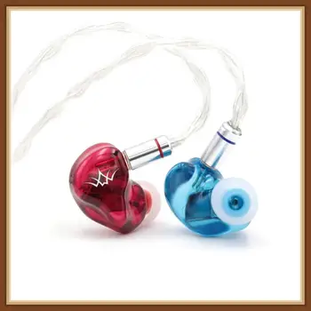

Fearless Audio Crystal Pearl 2BA Knowles Drivers In Ear Earphones HiFi Audiophile Monitor with 0.78mm 2Pin Detachable Cable IEMS