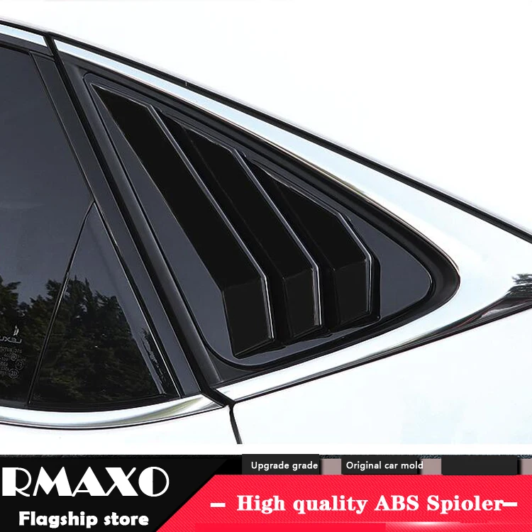 Для LEXUS NX200 NX300 2016-2019 Sedan ABS Оттенки для задней двери жалюзи рамка подоконник