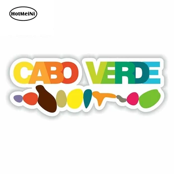 

HotMeiNi 13cm x 4.5cm For Cabo Verde Letters Comic Decal Personality Creative Stickers Suitable For GTR SX VAN SUV Decoration