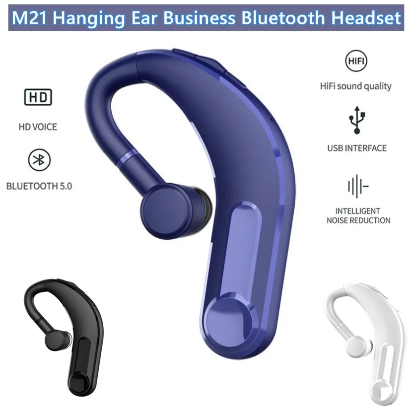Bluetooth гарнитура M21 180 мА BT5.0 с функцией воспроизведения звонков|Наушники и