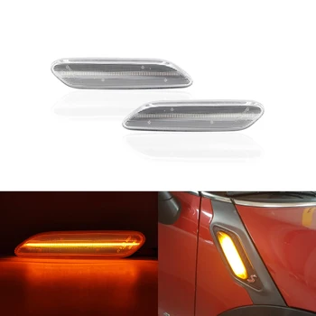 

Fits For Mini Cooper R60 Countryman R61 Paceman Front Amber Led Side Marker Lights Turn Signal Lamp