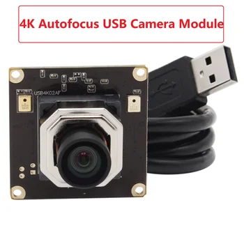 

Autofocus USB Webcam 4K 3840x2160 Mjpeg 30fps High Speed Mini USB 2.0 PC Webcam CCTV USB Camera Module with No distortion lens